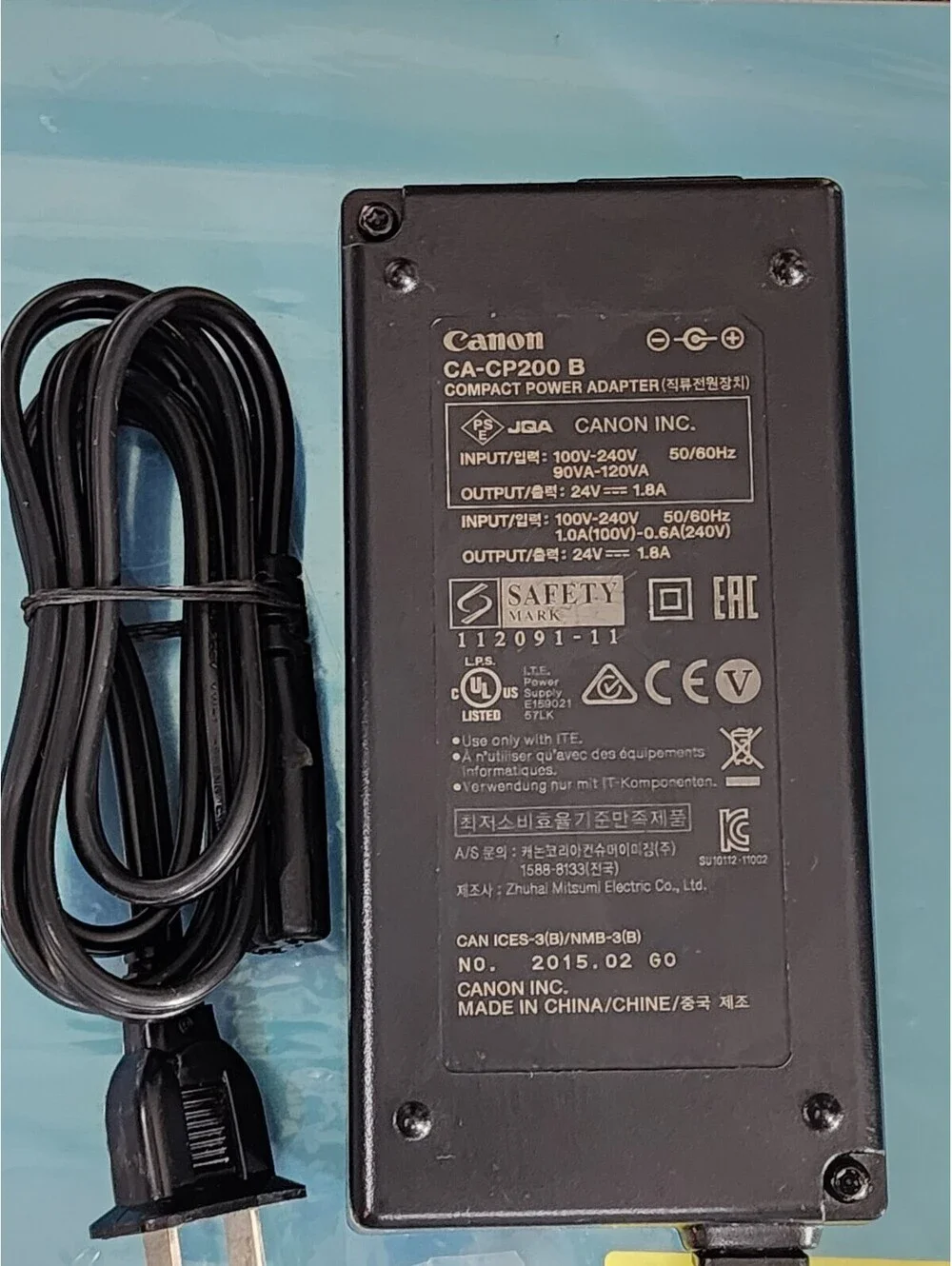 Canon CA-CP200B Compact Power Adapter With Cords Genuine OEM